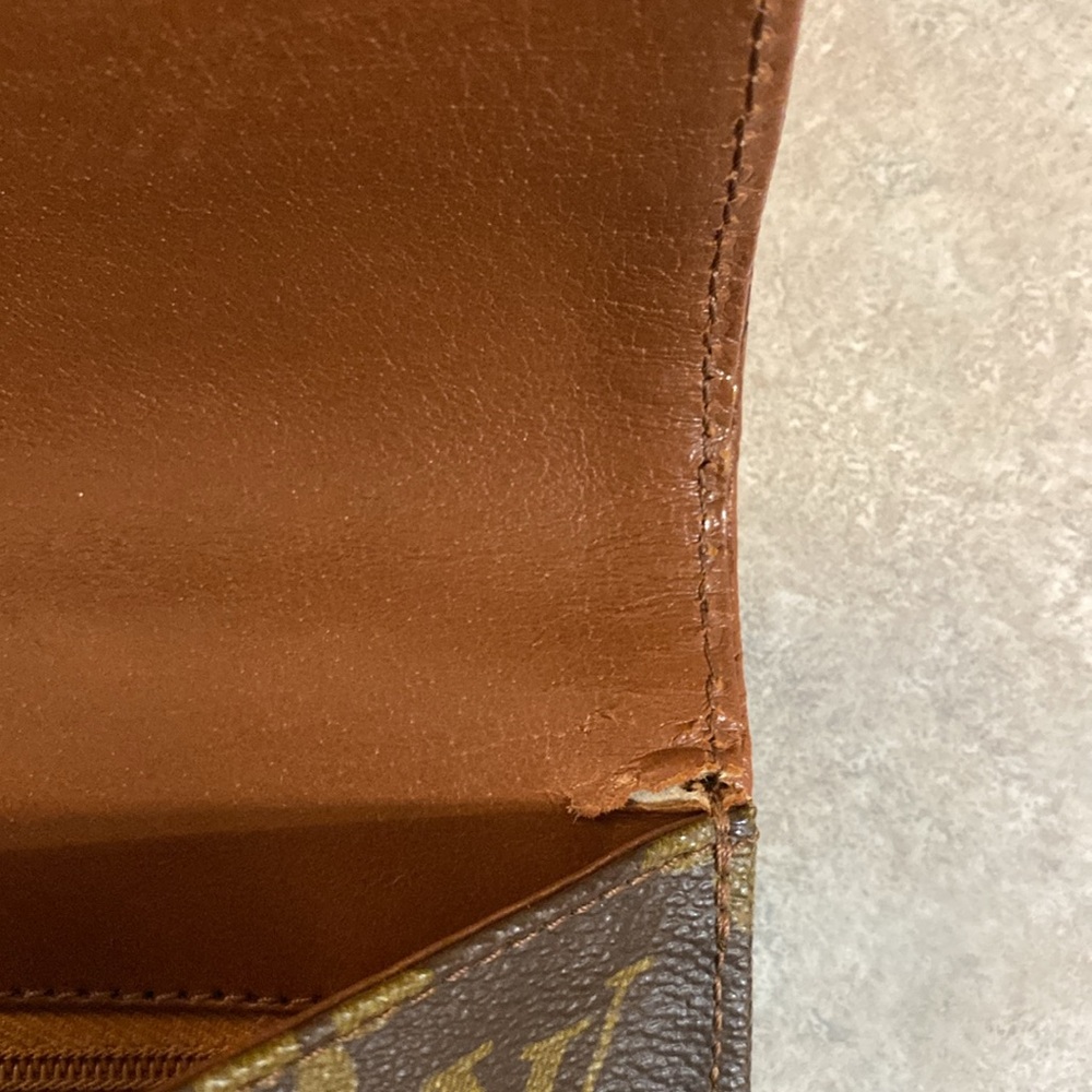 Louis Vuitton Monogram Clutch Pochette Dame GM EUC - Picture 8 of 12